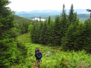 Moi qui boude en randonnée!