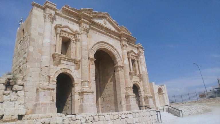 L'entrée de Jerash 